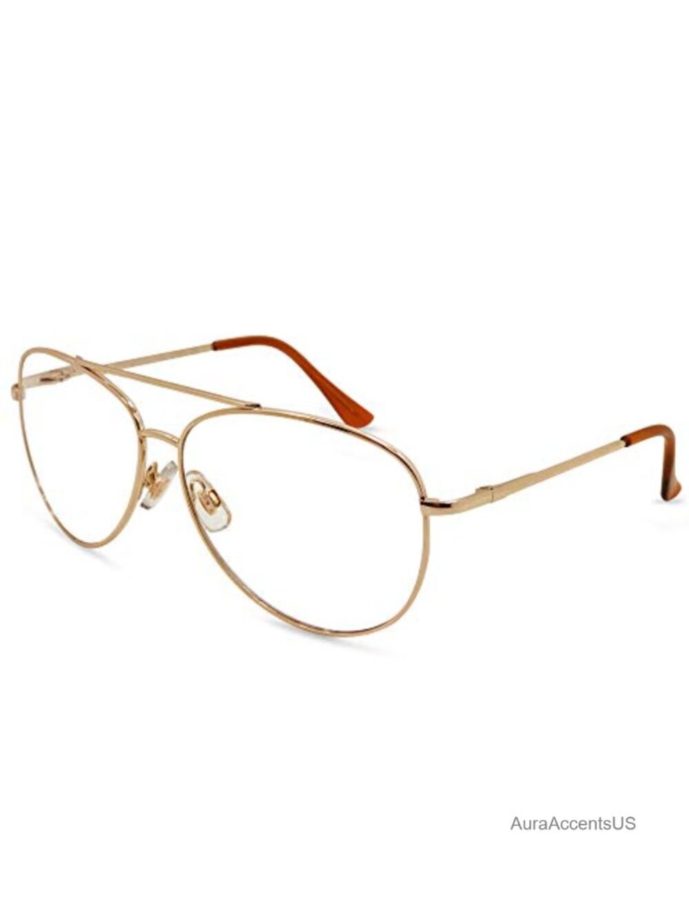 Progressive Bifocal Reading Glasses Metal Aviator Frame